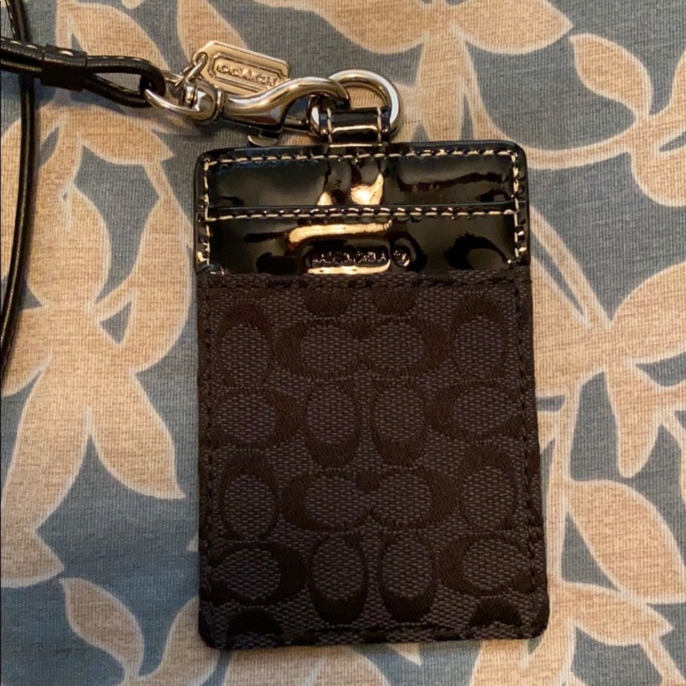 COACH ID Lanyard Case